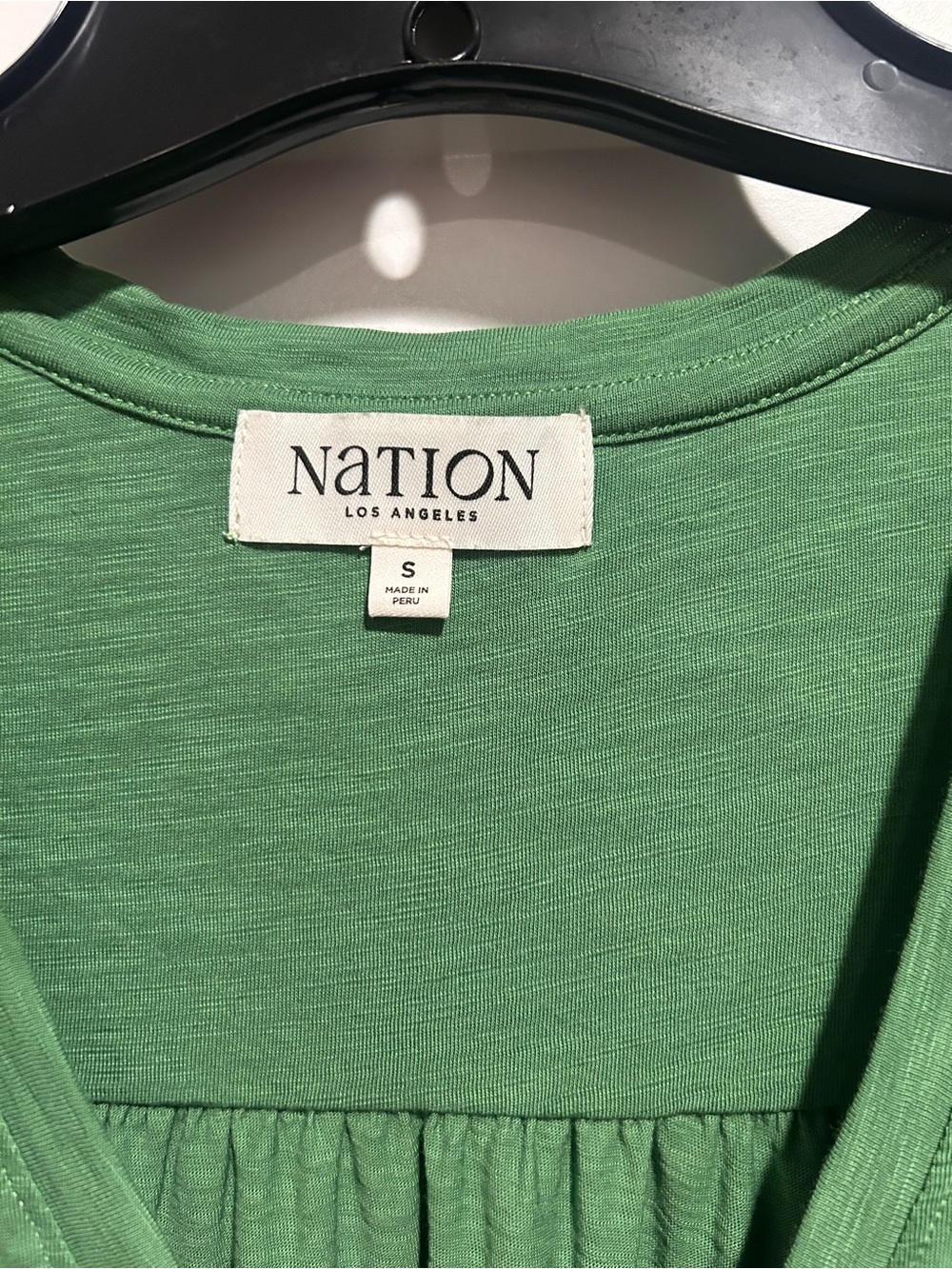 Like New - Nation LTD Edie Shirred Tee - Size Small - Picture 3 of 4